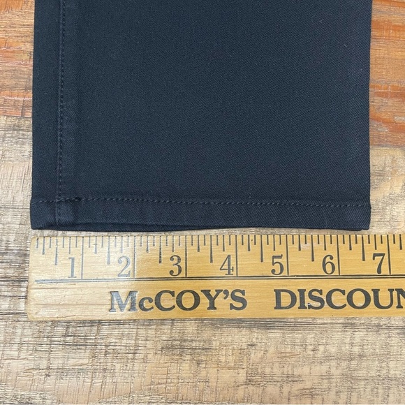 Chico's So Slimming Ankle Pants Size  1 Black Stretch  Denim Slim Leg - Picture 7 of 10